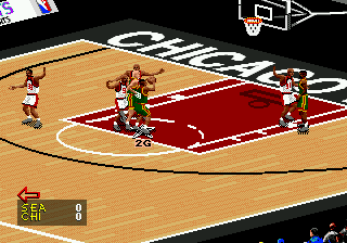 Скриншот игры NBA Live 98
